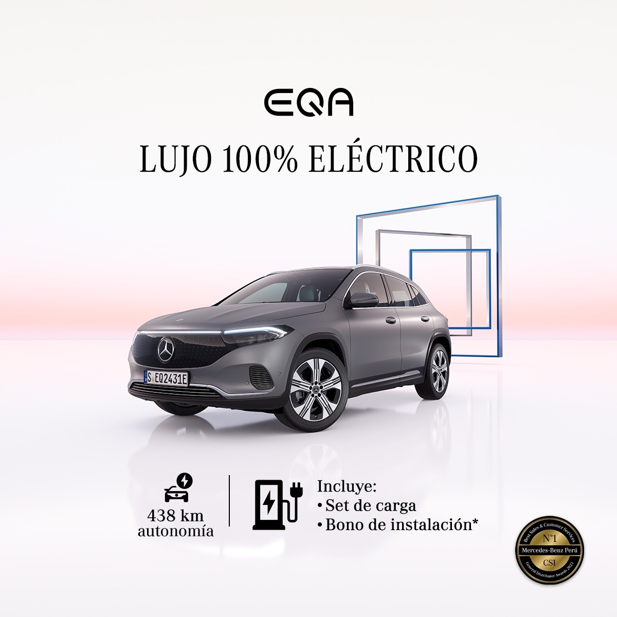 EQA, vive el lujo 100% eléctrico